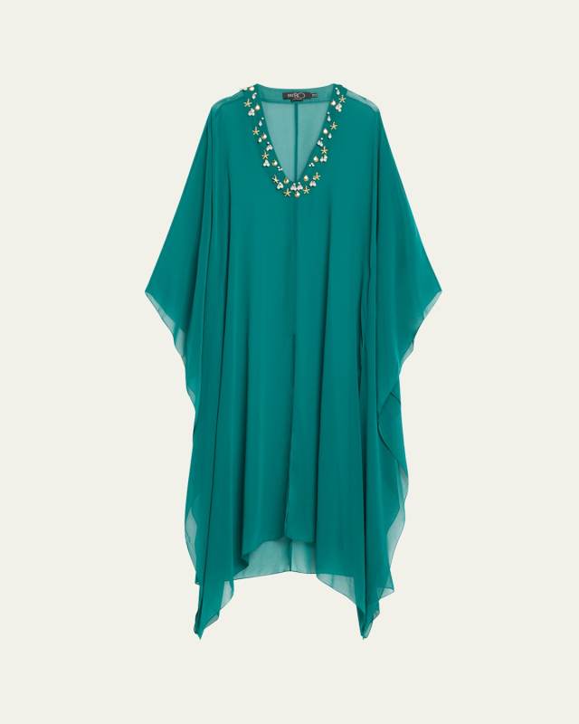 Portofino Hand-Beaded Caftan